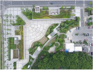 無錫地鐵2號(hào)線靖海公園站下沉廣場景觀綠化工程